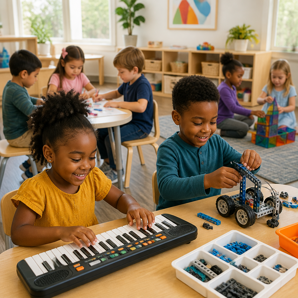 Children in enrichment classes